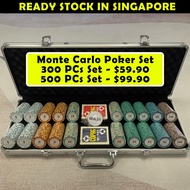 [LOCAL EXPRESS] Monte Carlo Poker Chips Poker Chip Set / Mahjong Chips / Casino Chips