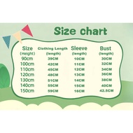 Children's T-shirt summer children's clothing boys and girls universal cartoon graffiti print short-