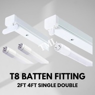 T8 Tube Batten Fitting Housing with T8 LED tube optional TML