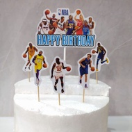 Nba Basketball Cake Decoration NBA Basketball Character Birthday Cake Topper