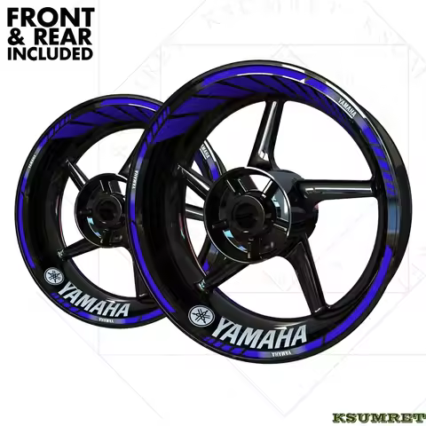 For Yamaha Logo Wheel Stickers Motorcycle Decal Waterproof