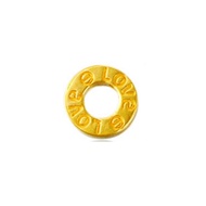 TAKA Jewellery 999 Pure Gold LOVE Round Pendant