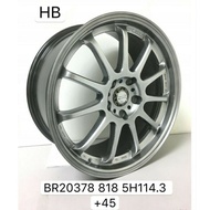 WORK18 inch 8JJ 5X114.3 ET45 CAR SPORT RIMS QUALITY WHEELS BR20378