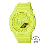 [Watchwagon] Casio G-Shock GA-2100-9A9 Yellow CASIOAK Analog Digital Unisex Watch ga-2100 ga2100