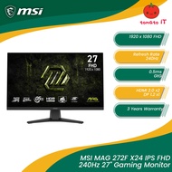 MSI MAG 272F X24 27" FHD 240hz Rapid IPS Gaming Monitor