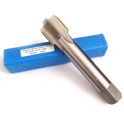 HSS Metric thread tap M25 Right Fine screw straight flute taps left machine tap M25X3 M25X2 M25x1.5 