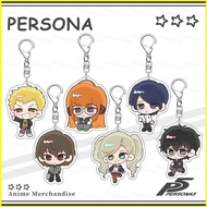 PERSONA 5 Anne Takamaki Acrylic Keychain Backpack Pendant Futaba Sakura Accessories Anime Periphery