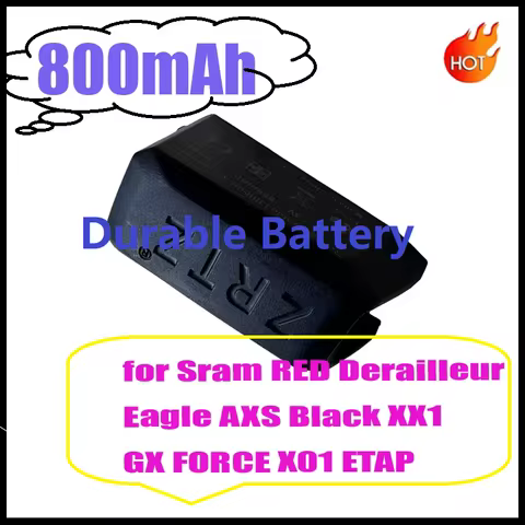 800mAh Battery for Sram RED Black Derailleur Eagle AXS XX1 GX FORCE X01 ETAP