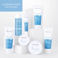 Paket Wardah Acnederm Series Complete Package (5pcs / 7pcs) - Wardah Acnederm Series 1 Paket Lengkap Murah Skincare Wajah Berjerawat dan Bekas Jerawat, BPOM