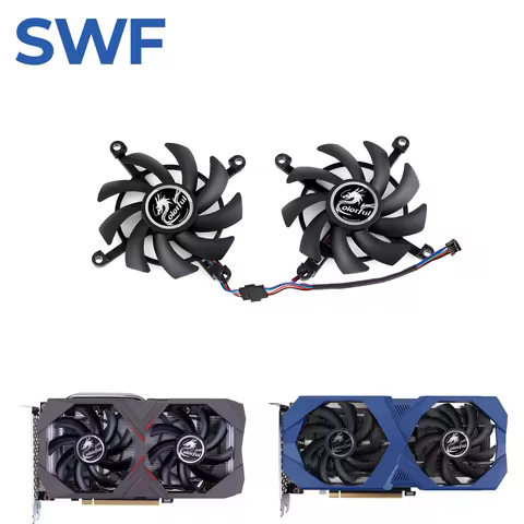 85MM RTX 2060 Cooling Fan For Colorful GeForce GTX 1660 Super Ti RTX 2060 Super 3060 Ti iCafe Graphi