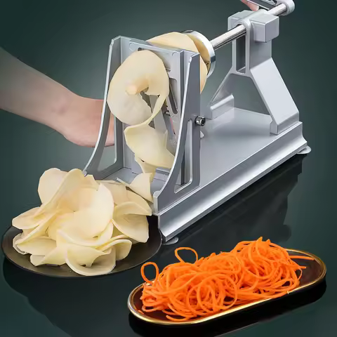 3 Blades Vegetable Spiralizer Spiral Slicer Veggie Pasta Spaghetti Grater Salad Chopper Potato Cutte
