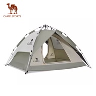 CAMEL CROWN Upgraded Outdoor Folding Portable Camping Tent, Rainproof Tent for 3-5 People