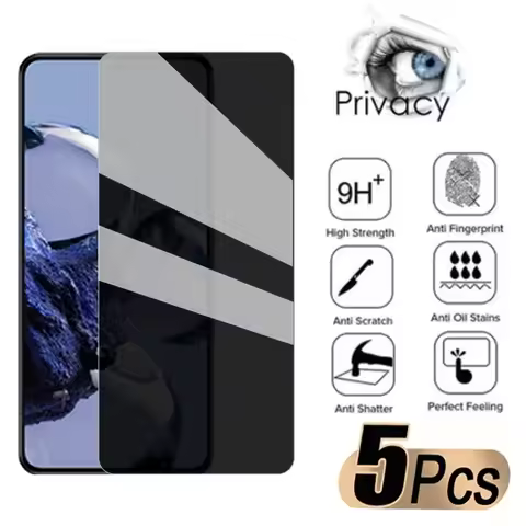 5Pcs Privacy Tempered Glass For Samsung A52 A52S A53 M14 M10 M01S A10S M34 5G 4G Screen Protector Ga