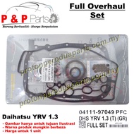 FULL Overhaul Gasket Set Engine - Daihatsu YRV 1.3 K3-VET Perodua Kenari Modified Turbo - Carbon Pre
