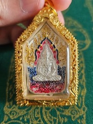 泰南碰派 阿贊龍婆宋猜 / 龍婆仲猜 2568 坤平後九尾 鍍銀鬼銅合金 三色琺瑯彩 九尾狐坤平 best of the best 型號165 吸引正偏桃花 提升異性人緣魅力 全泰限39面