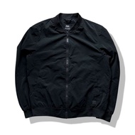 Zara Black dnwr Bomber Jacket(L) Second Hand Chest Size 46