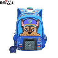 Australia Smiggle Original Children's Schoolbag Boy Blue Backpack Cartoon Puppy Animal Modelling 14 Inches Fashion Cool Kids Bag
