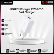 UGREEN CHARGER 18W QC3.0 FAST CHARGER WHITE