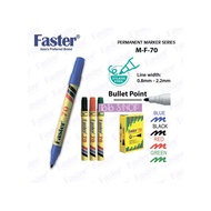 FASTER Permanent Marker 70 12pieces / 1 box M-F-70