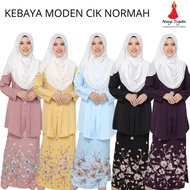 [S-5XL] Plus Size Kebaya Moden Normah Nursing Friendly Ready Stock Baju Kurung