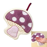 NICE Mushroom Hand Towel with Water Absorption Coral Fleece Soft Hand Towels for Home Use