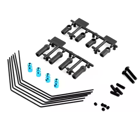 Front Rear Anti-roll Bar Sway Bar Kit Stabilizer Set 3 Hardnesses 54514 for Tamiya XV01 XV01T PRO FF