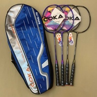 Keka Carbon Badminton Racket Adult Student Professional Training Double Racket Ultra-Light Carbon Fiber Badminton Racket