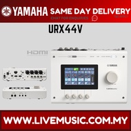 Yamaha URX44V USB-C Audio and Video Interface - Black / White ( URX-44V URX 44V )