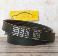 BANDO VAN BELT 5PK 970 RIB BELT TALI KIPAS 5PK-970 FAN BELT ALUR -DAANSHOP5
