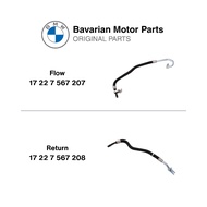 Original BMW Engine Oil Cooler Flow / Return Pipe For E90/E92 With N54/N55 Engine (17227567207 / 172