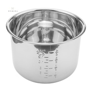 6L Pressure Cooker Inner Pot Rice Pressure Cooker Liner Stainless Steel Inner Pot Minute Pressure Co