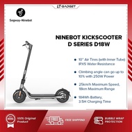 Xiaomi Segway-Ninebot KickScooter D Series D18W/D38U - Original 2 Years Warranty by Ninebot MY