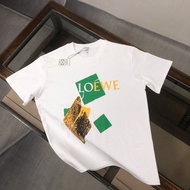 Lo & ew * e2026 Early Spring New Style Short-Sleeved T-Shirt Men Style Women Couple Style Thick Thre