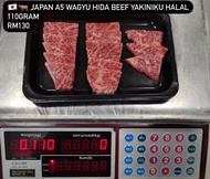 IPOH WAGYU - JAPAN A5 WAGYU HIDA BEEF YAKINIKU HALAL 100-105gm ( MIN ORDER UNTIL SHIPPING OVER RM39 