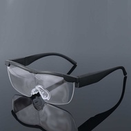Supply Integrated Magnifying Reading Glasses LED Anti-Blue Light 1.6 Times 1.8 Times Charging with L