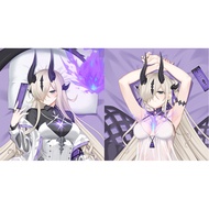 Arknights Eblana 2WAY or peach-skin pillowcase, featuring a sexy anime style, room mat cover