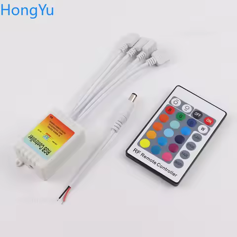 Motorcycle RGB LED Light Room RGB Strip Light RF Remote Controller For Car RGB Angel Eyes