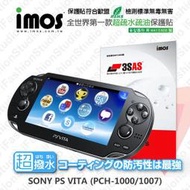 【愛瘋潮】免運 SONY PS VITA PCH-1000/1007 iMOS 3SAS 防潑水 保護貼