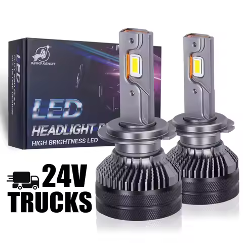 DAWN KNIGHT K5C 24V H7 H4 H1 LED Truck Light Bulb H11 4300K 6000K 110W 24V Led Headlight Lamp for Tr