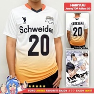 Haikyuu Cosplay Anime Costume Schweiden Adlers Jersey Top