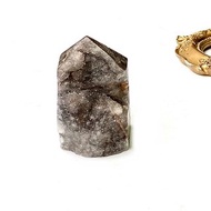 天然小閃鋅礦晶花球能量柱 家居 辦公室 療癒 擺件