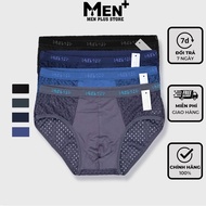 Set includes 4 genuine Japanese men's underwear, 4-way stretch antibacterial fabric combined with br