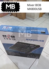 Mixer 8 Channel BOB MX800USB Original - Audio Mixer