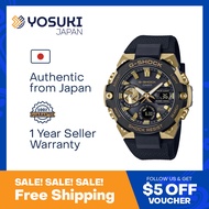 CASIO G-SHOCK GST-B400GB-1A9 G-STEEL GST-B400 Series Tough Solar Bluetooth World time Calendar Gold Black  Wrist Watch For Men from YOSUKI JAPAN / GST-B400GB-1A9 (  GST B400GB 1A9 GSTB400GB1A9 GST-B400 GST-B400GB- GST-B400GB-1 GST B400GB 1 GSTB400GB1 )