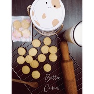 纯手工制作牛油曲奇_handmade butter cookies_包装图案以及罐子款式是随机的_Packaging tin and packets are random