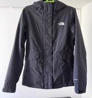 The north face 女裝黑色三合一外套-S