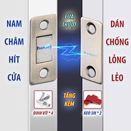 Nam Châm Gắn Cửa Tủ Chữ L Chốt Khoá Ngăn Kéo Hút Cố Định Mạnh Mẽ Kèm Keo Dán Siêu Dính Tiện Lợi