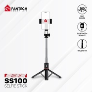 Fantech SS100 / SS170 Bluetooth Selfie Stick Tripod With Remote 100cm & 170cm