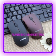 Lenovo M20 USB 1000 DPI Wired Mini Optical Mouse BLACK COLOR ONLY. B100 MX350 M100R M238 B170 MX450 