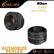 Nikon AF NIKKOR 50mm f/1.8D Lens (Nikon Malaysia Warranty)